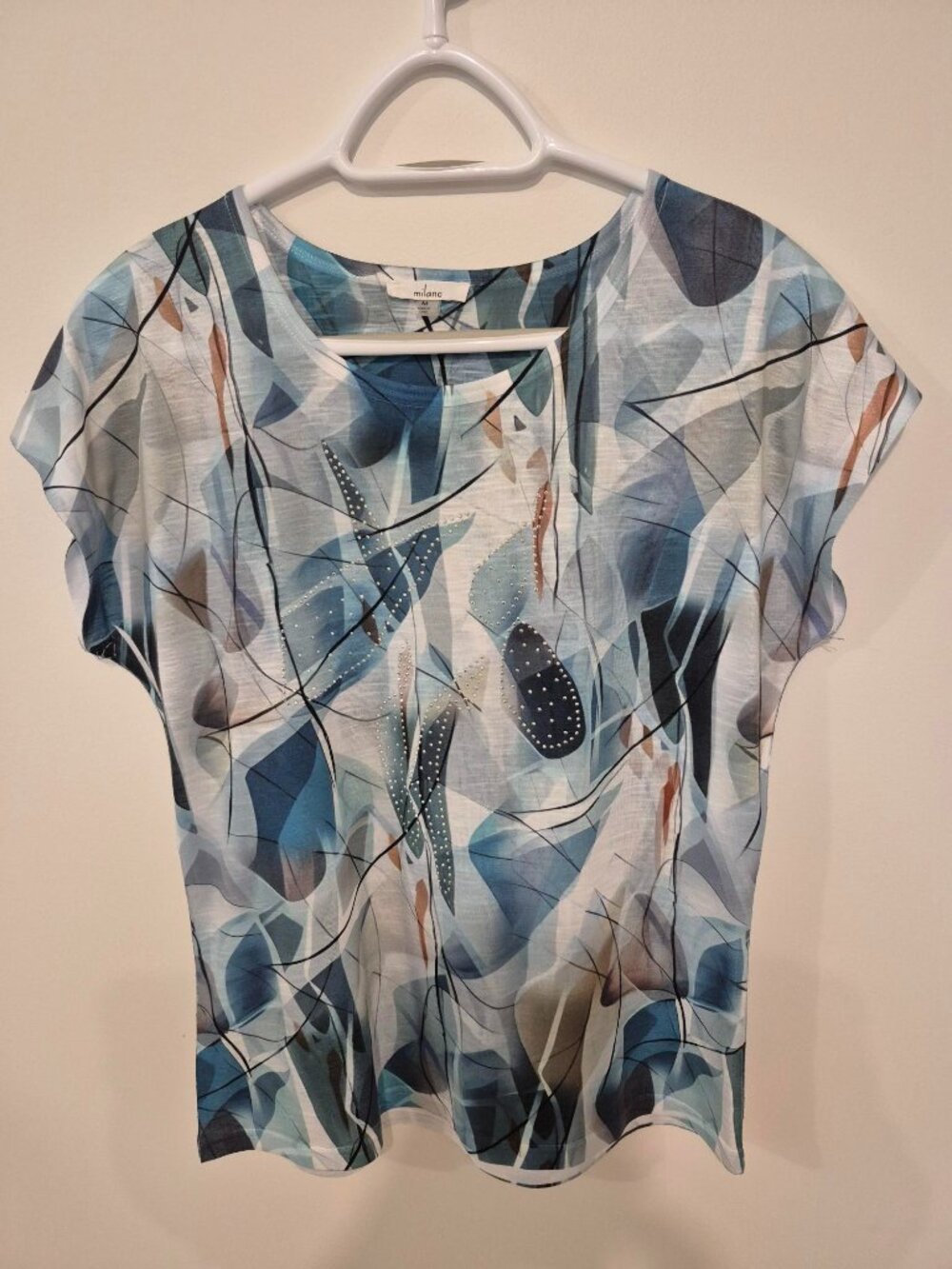 Milano Embellished Tee - M